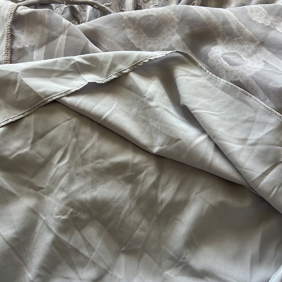 Elizabeth Crosby Charlize Dress Grey Size S - Picture 9 of 9